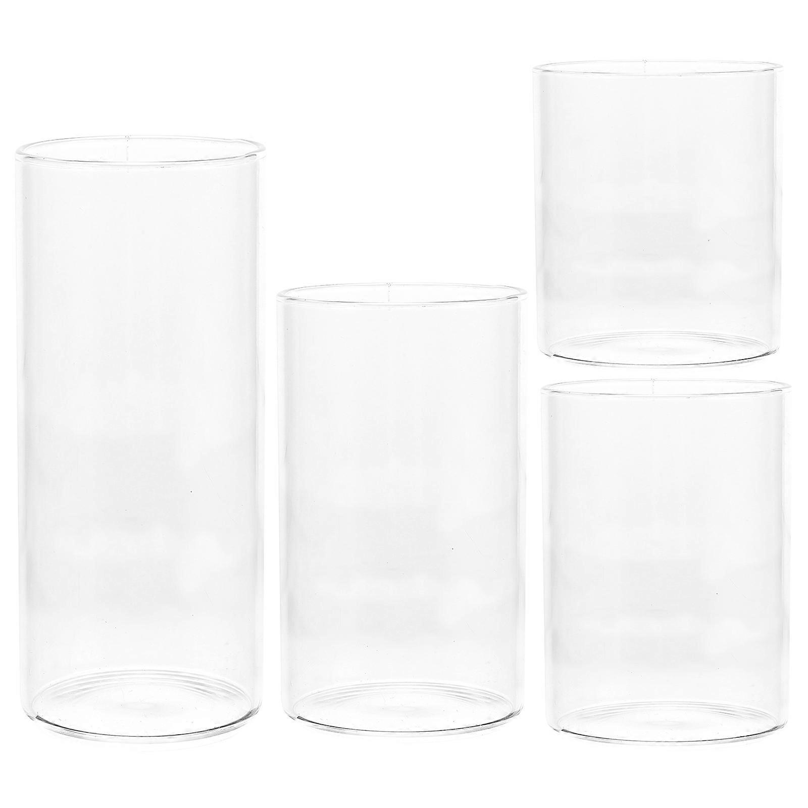 Windproof Glass Candle Covers, Sturdy Build Quality, Ideal for Various Settings