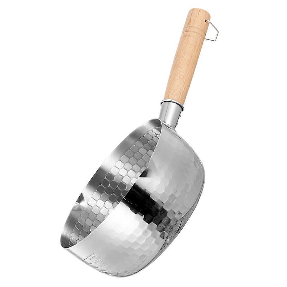 Milk Pot with Wooden Handle Perfect for Soup Noodles Sauce and Food
