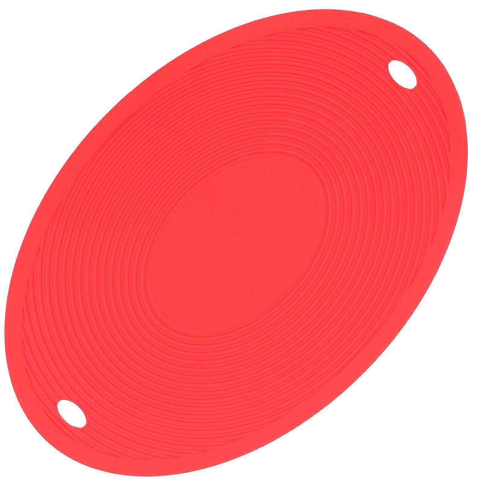 Oval Silicone Trivet Heat Resistant Non Slip Pot Pad Kitchen Countertop Protector Dish Mat for Pots and Pans