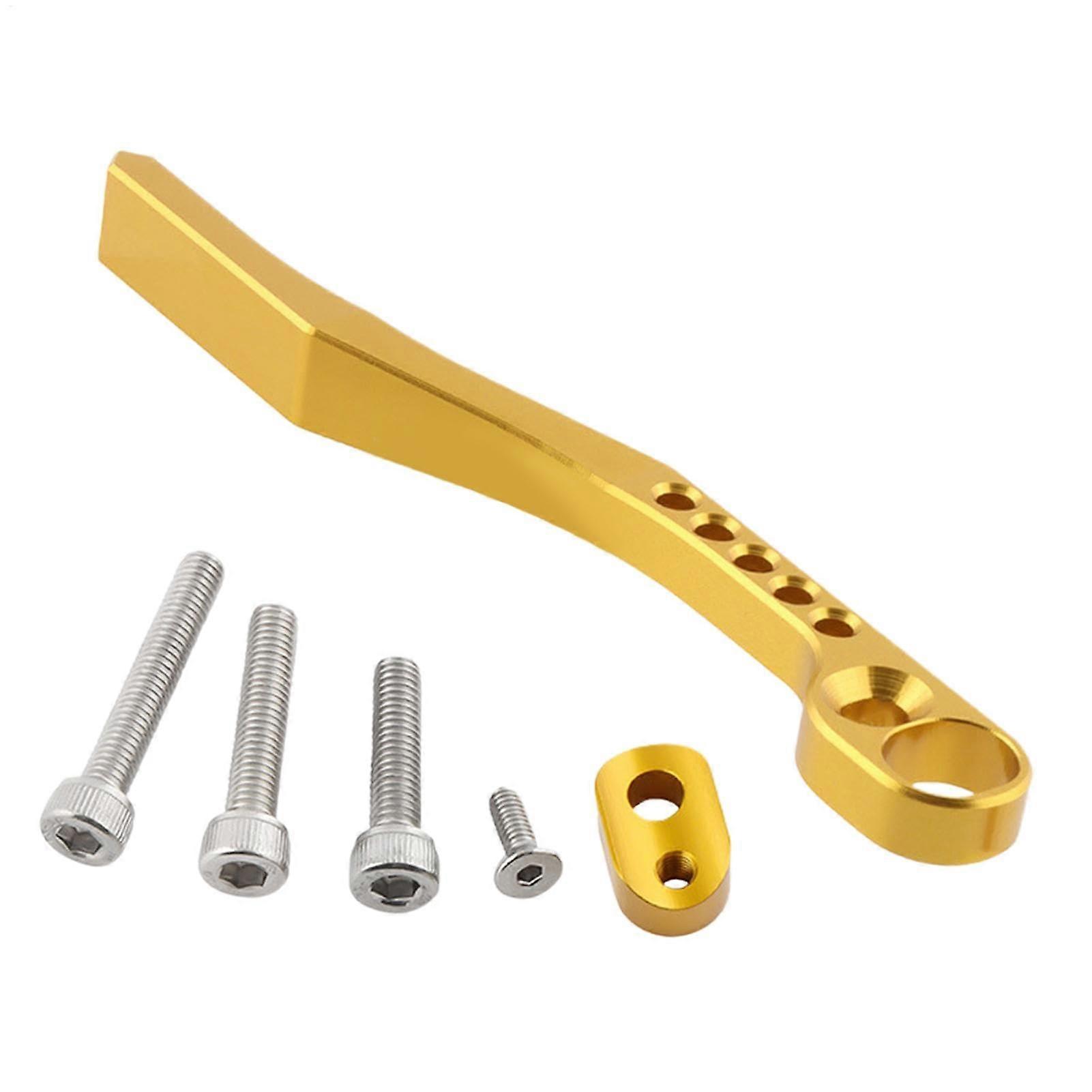 Bicycle chain tensioner singlespeed adjuster Aluminum alloy chain guide with screws Gold