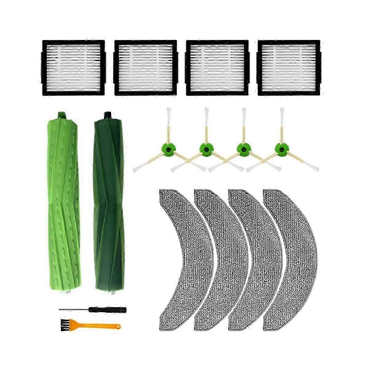 For Combo J7+ Robot Vacuum Cleaner Main Side Brush Dust Bag Replacement Attachment Kit Accessories-M