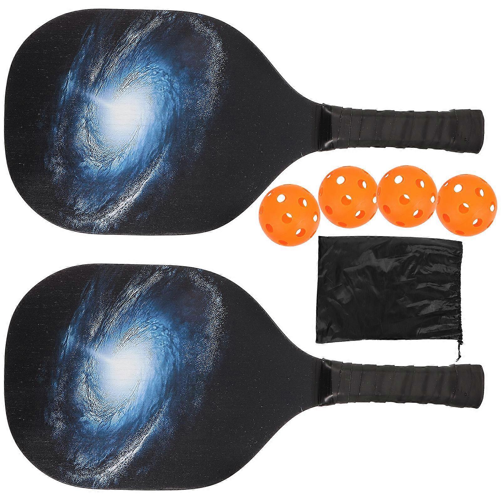 Hole Ball Paddles Set Practical Sports Toys For Sports Games Racket Set 1Set