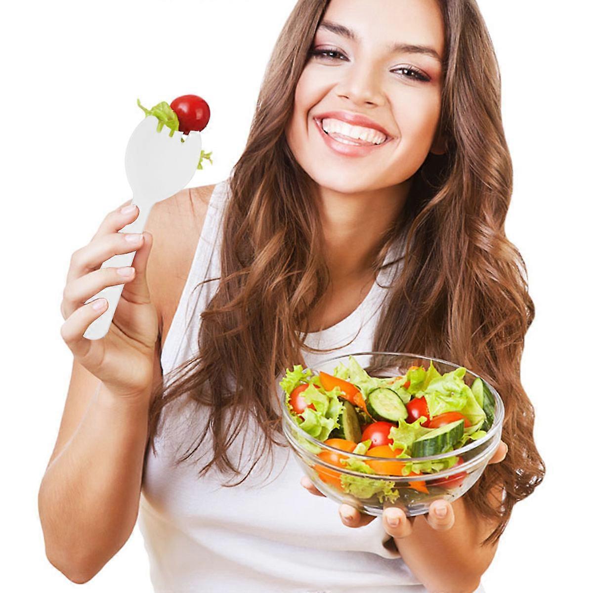 Plasticware Multi-purpose and Utensils for Household Use 100Pcs White