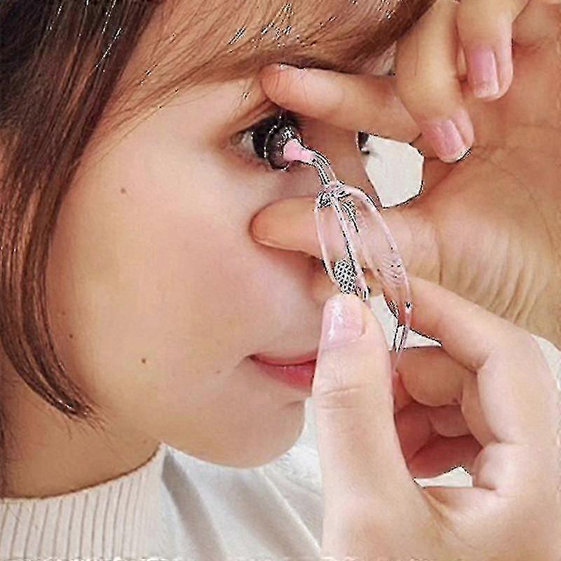 Soft Silicone Contact Lens Applicator Remover Tool Kit with Tweezers for Easy Insertion & Removal