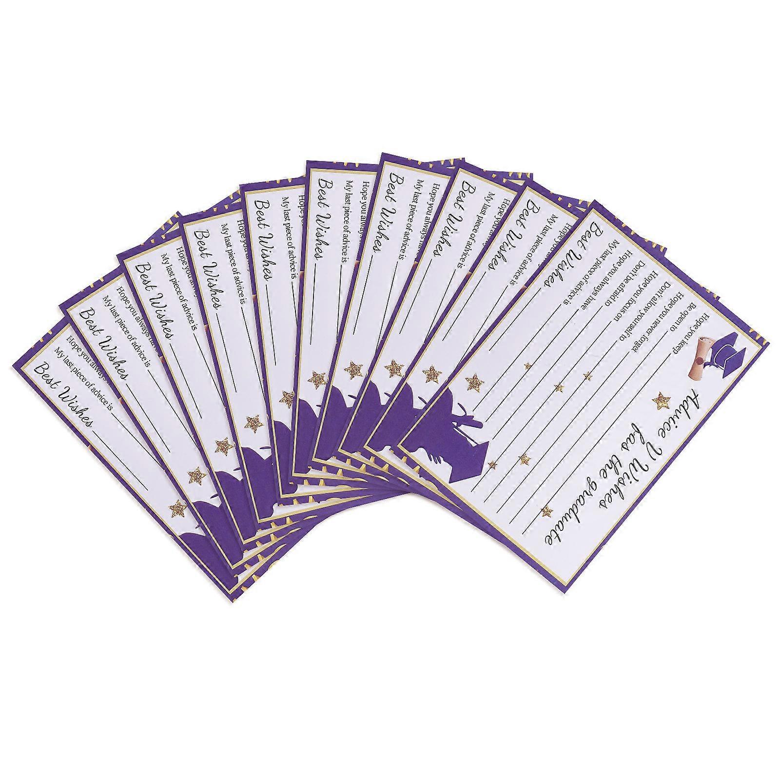 Graduation Party Supplies Graduation Themed Greeting Cards Rectangular Blue 15.00X10.00X0.10CM Congratulatory 10Set