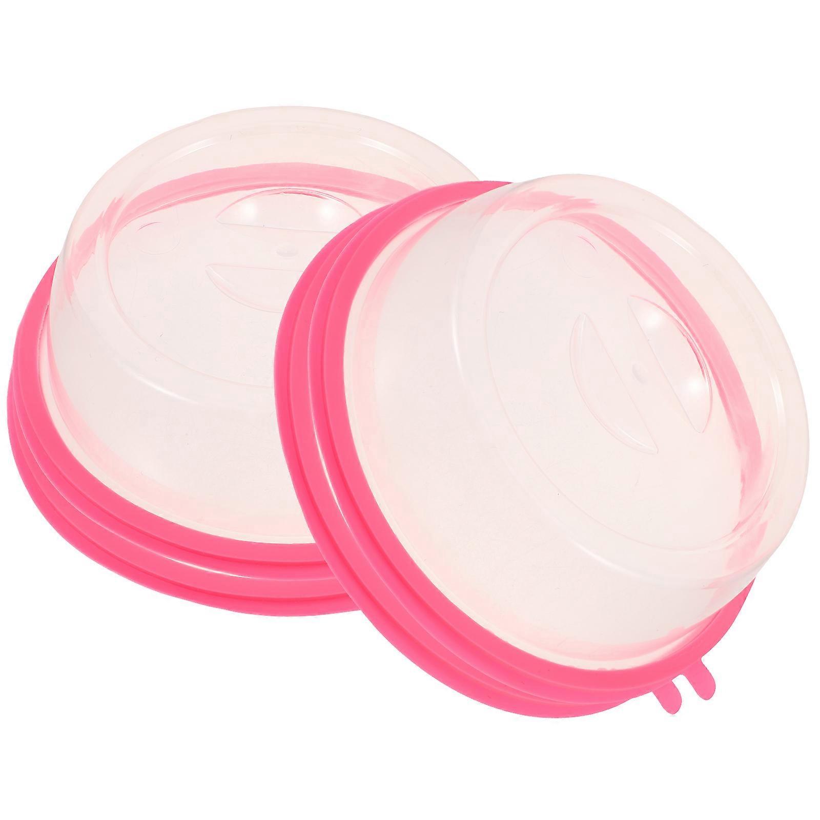 Microwave Splatter Guard For Shape Plastic Protector Microwave Use Food Preparation 19.5X19.5X4.5CM 4Set