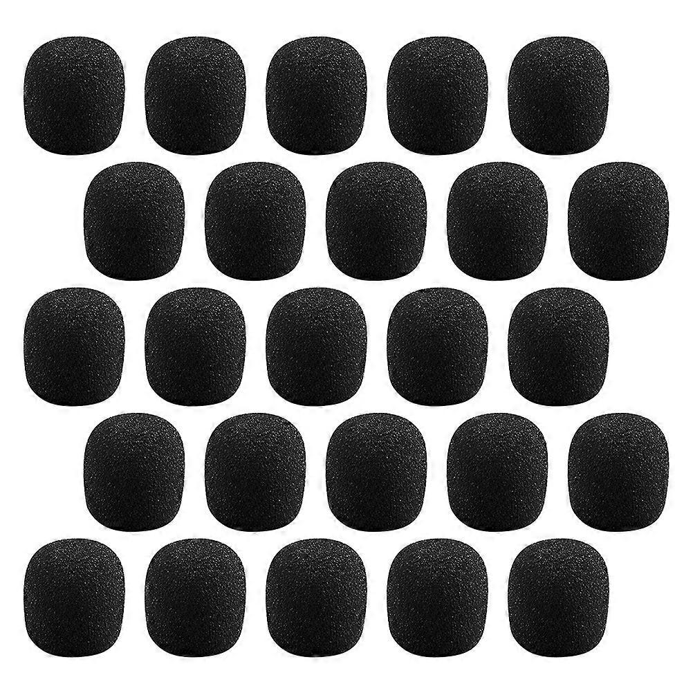 50pcs Microphone Sponge Covers, Lightweight Windscreen for Amplifier Headset, Soft Mic Muffler for Public Speaking, Durable and Easy to Use