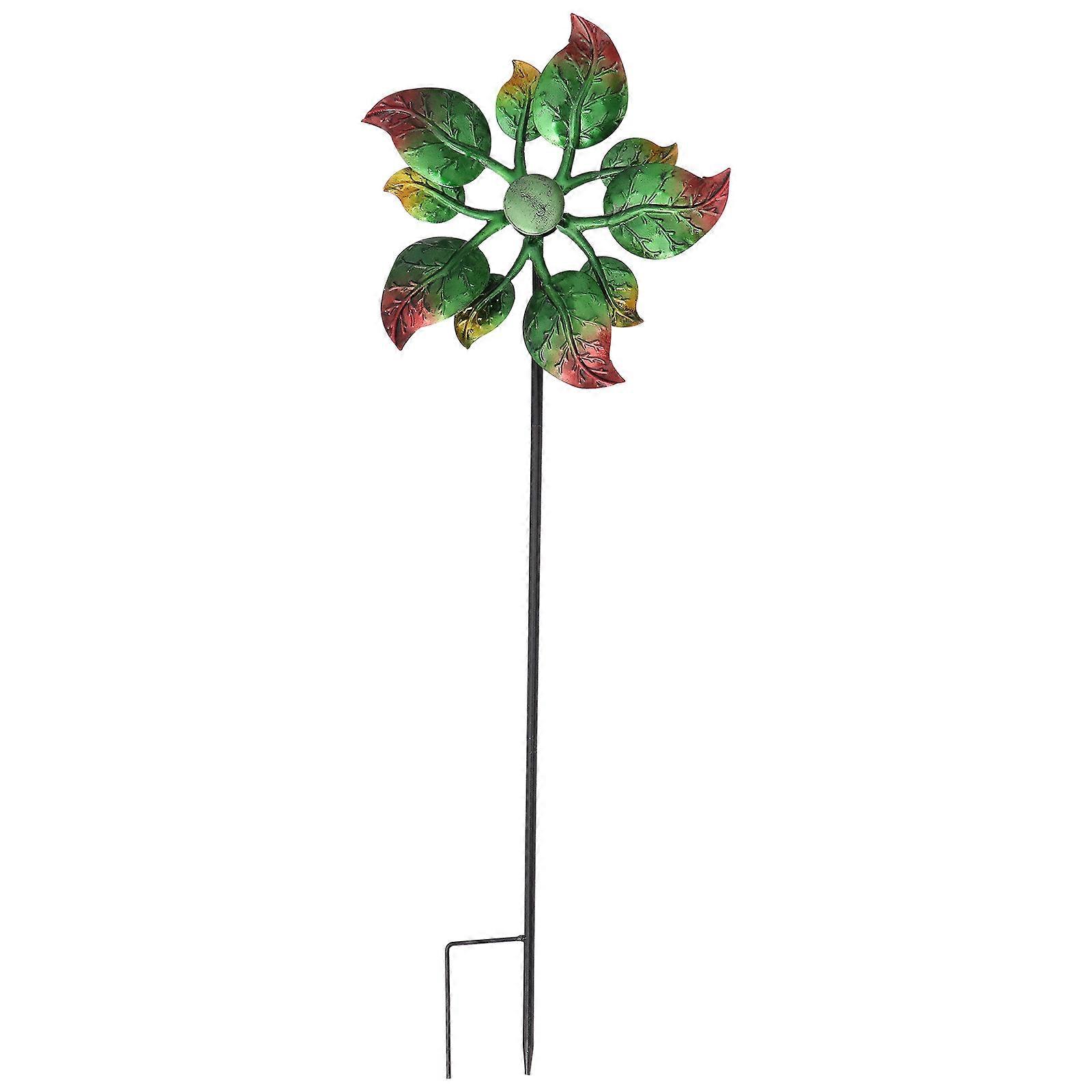 Decorative Windmills Iron Pinwheel For Garden Enthusiasts 66x22cm 1Pc
