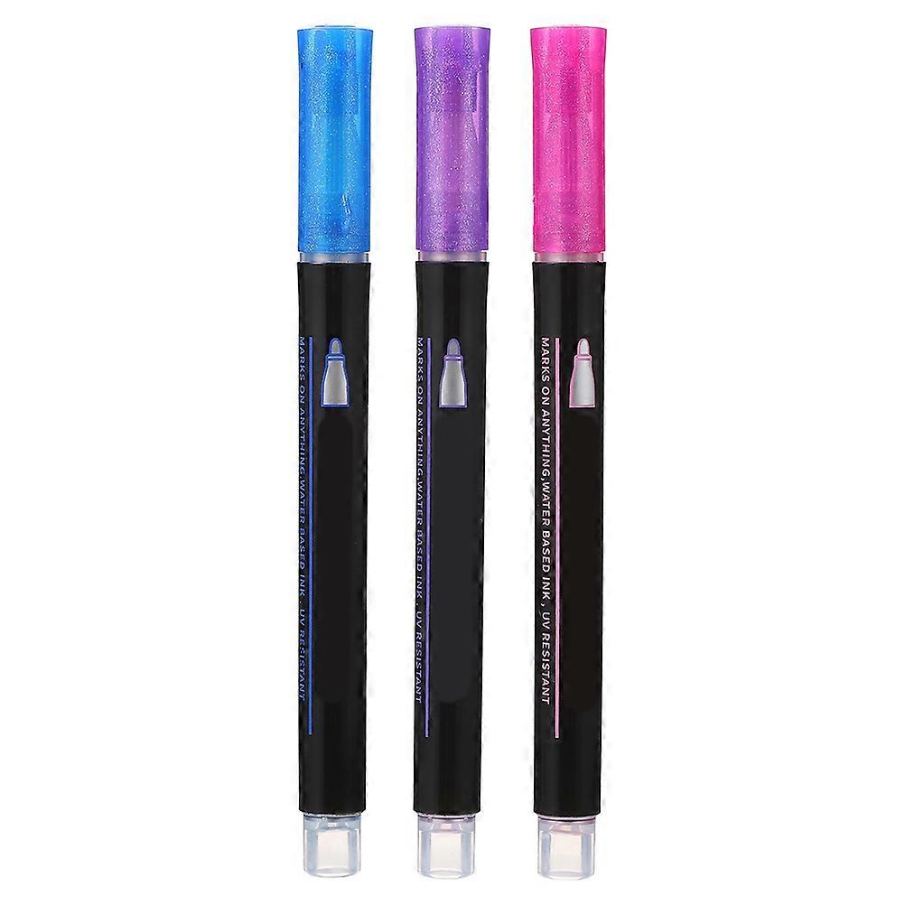 Smooth Writing Double Line Outline Pens For Greeting Cards Poster Making 3Pcs