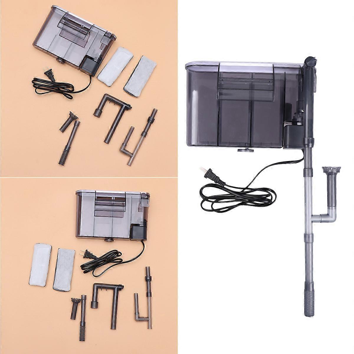 Submersible Waterfall Filter XP-11 Saltwater Aquarium Owners 23.7x8.5x15.2cm Adjustable Flow and Dissolved Oxygen 1Set