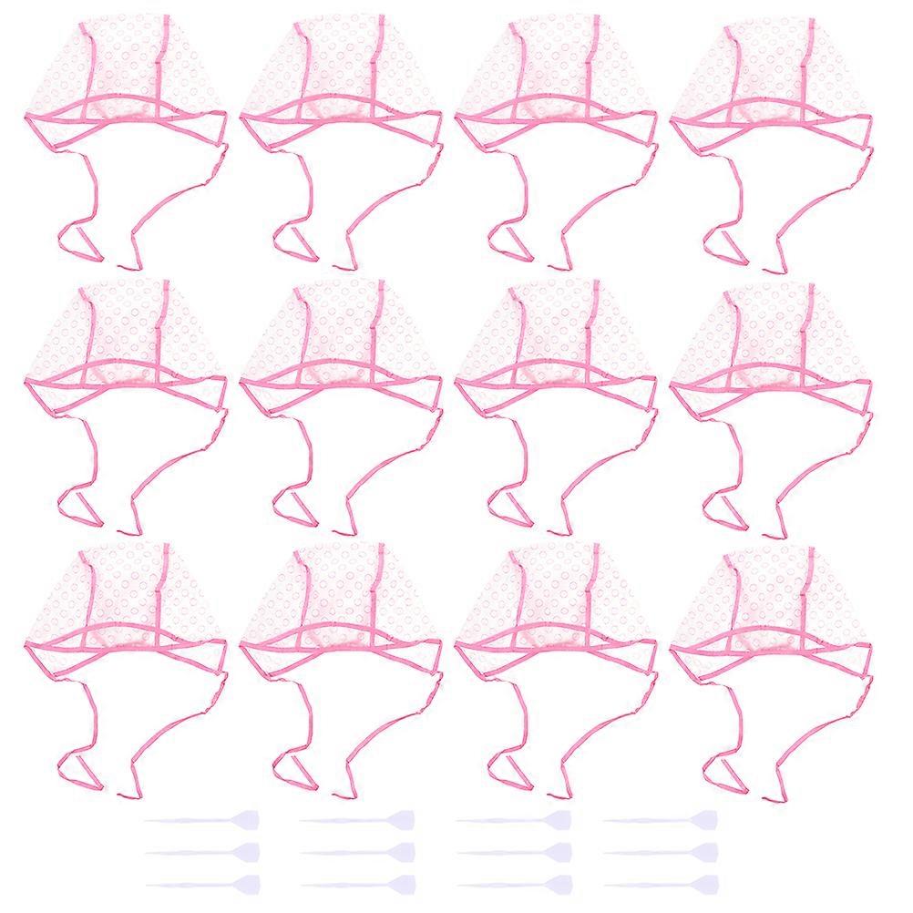 Dyeing Hair Coloring Tools Hook Shape Pe Material For Salon Use 12Pcs