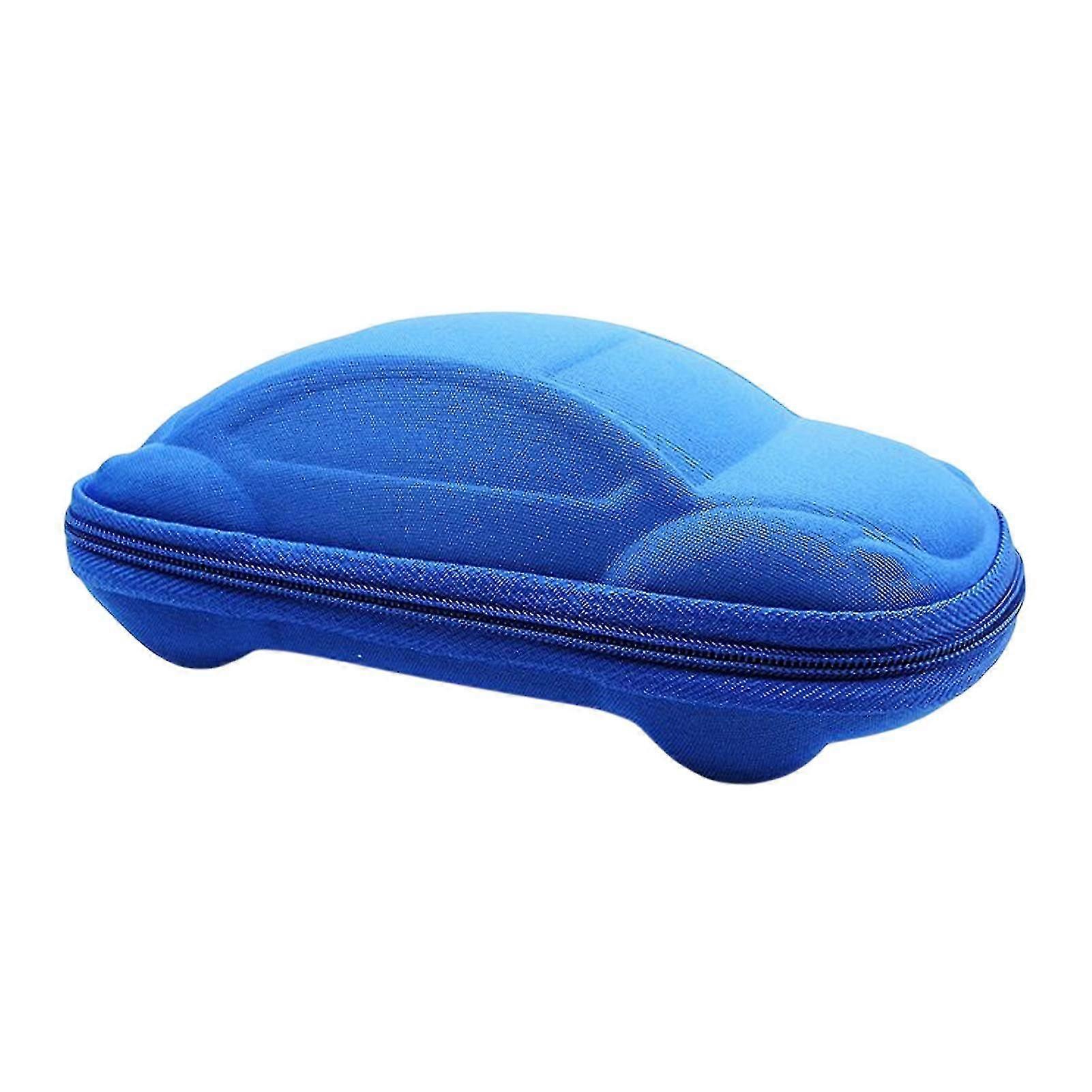 Sunglasses Box Contrast Color Cute Zipper Car Shape Glasses Box Home Supplies