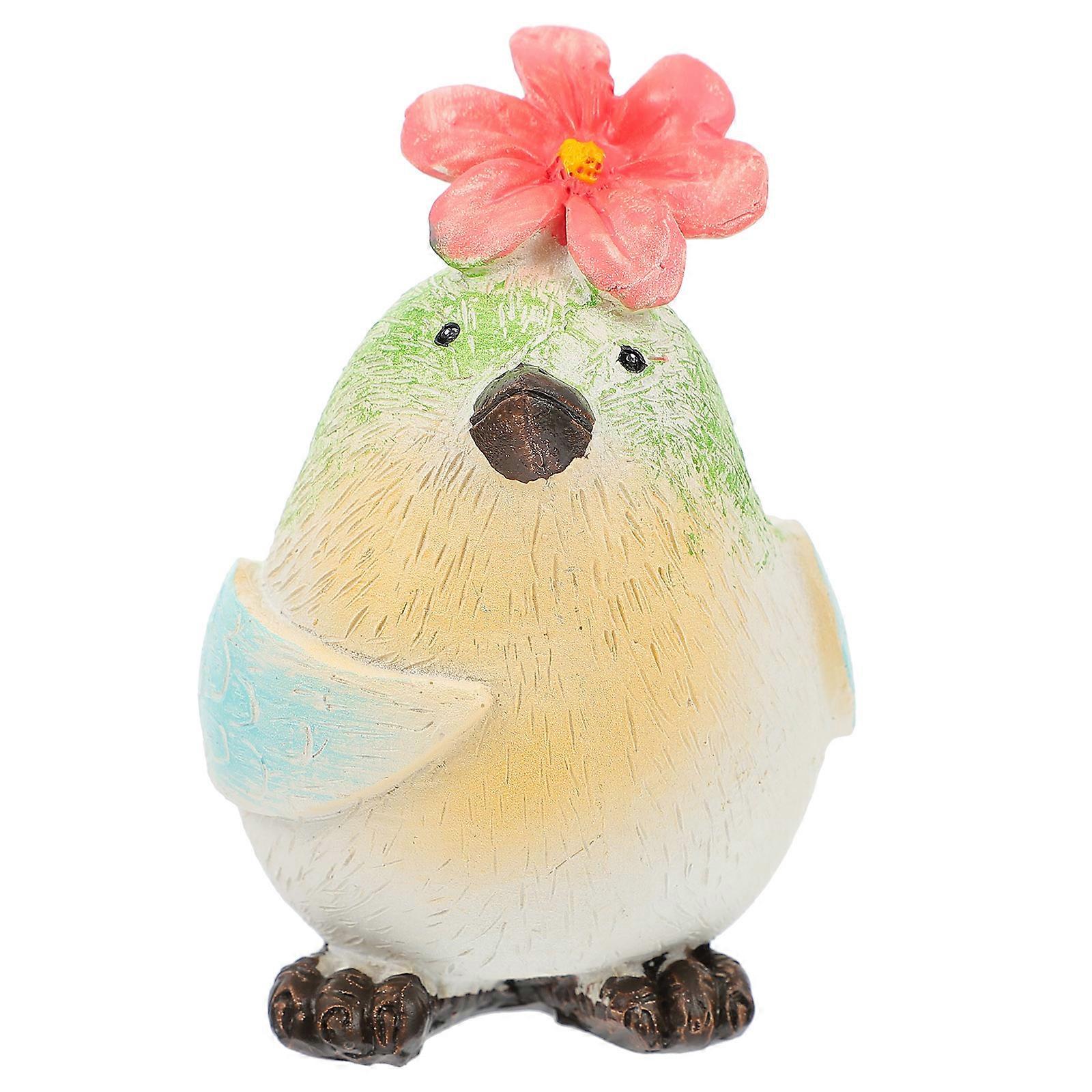 Garden Bird Decor Bird Statue Garden Embellishment Realistic Appearance 1Pc
