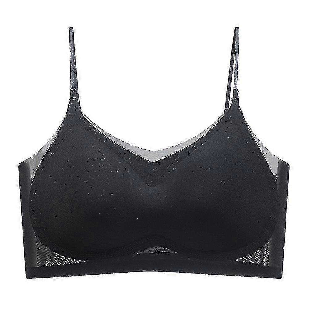 Naiset Summer Ultra Thin Ice Silk Comfort Hengittävät rintaliivit Nosto Jäähdytysrintaliivit Plus Size-Yvan
