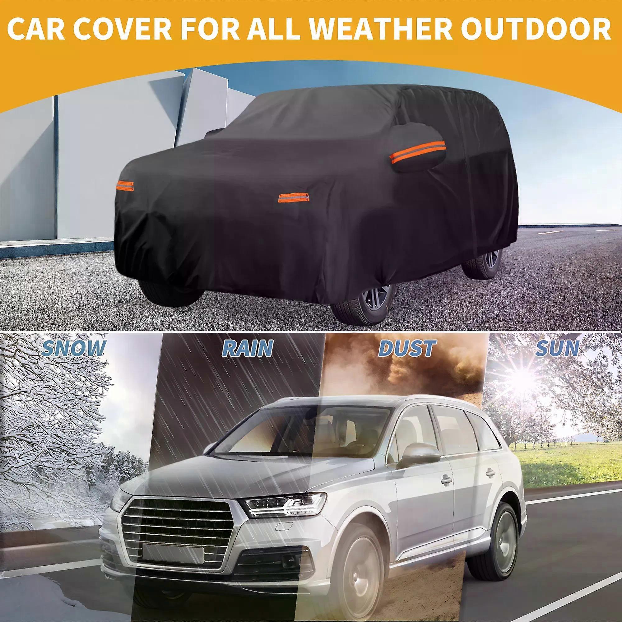 con Car Cover All Weather for Lexus Tx Black 190T-Pu with Left Zipper
