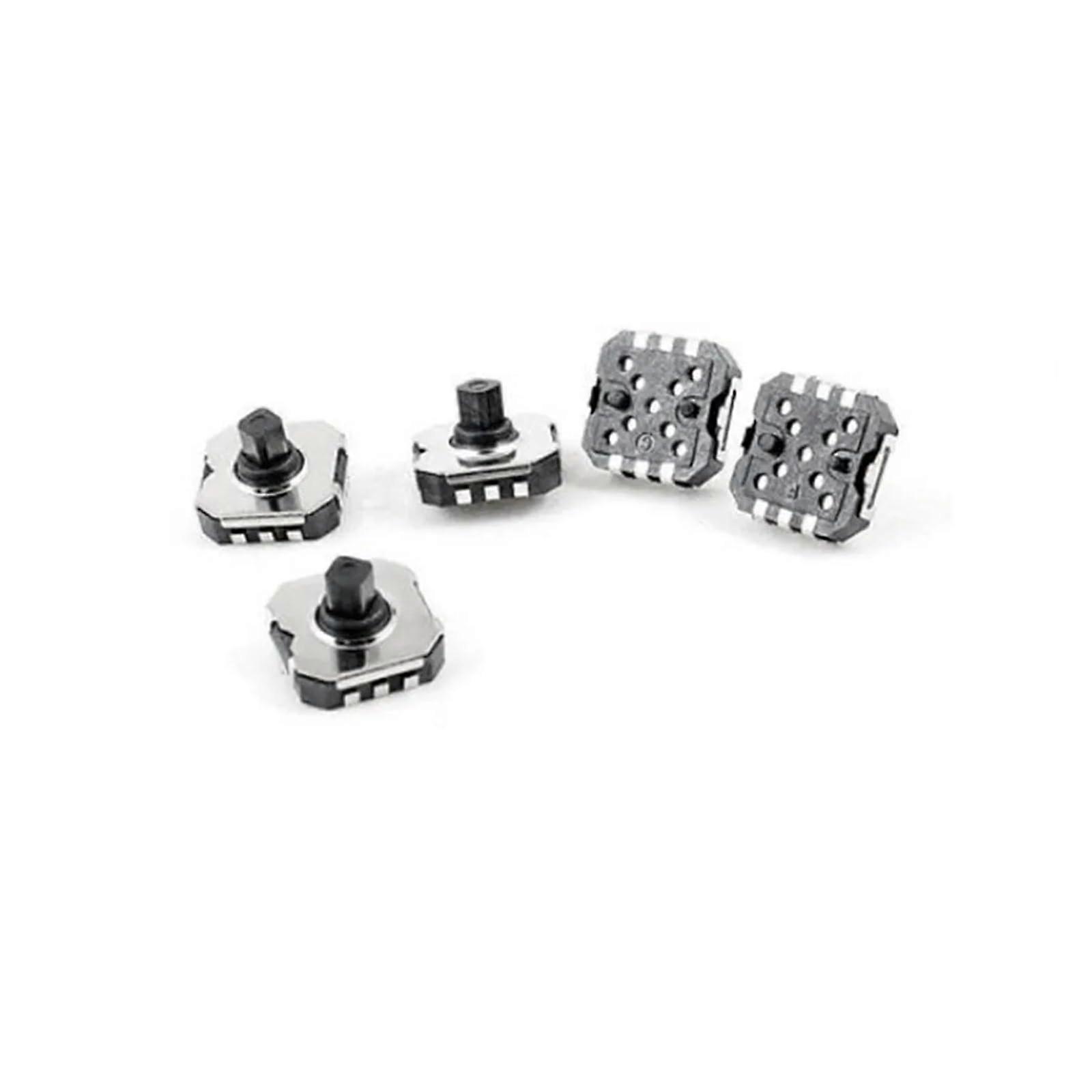 7mm x 7mm 6-Pin 5 Way Momentary Pushbutton Tactile Switch for PCB - 5 Pack, Durable, High-Quality, Easy Installation