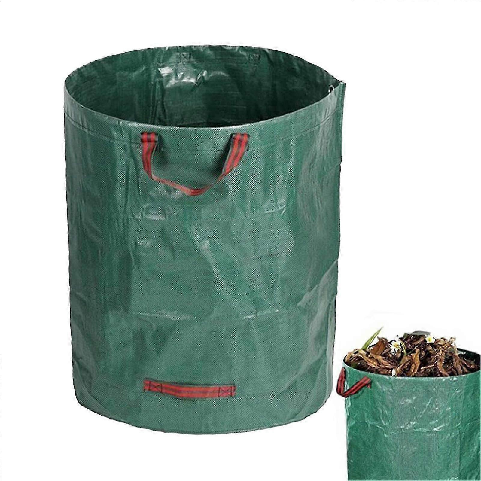 Wiederverwendbare Gartenabfallsäcke, 200L mit Griffen, faltbar für den Außenbereich