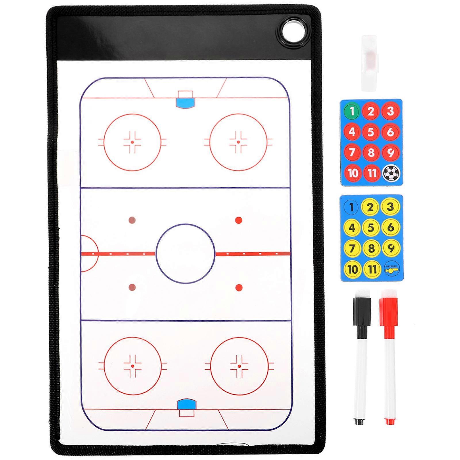 Ice Hockey Accessories Practical Match Board Training Sessions Planning 1Set