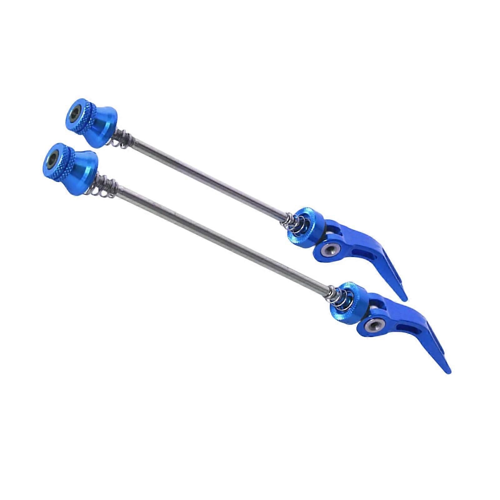Bicycle Spokes Quick Release Durable Aluminum Alloy Blue Bicycle Spokes Easy Installation Compatible with Bikes
