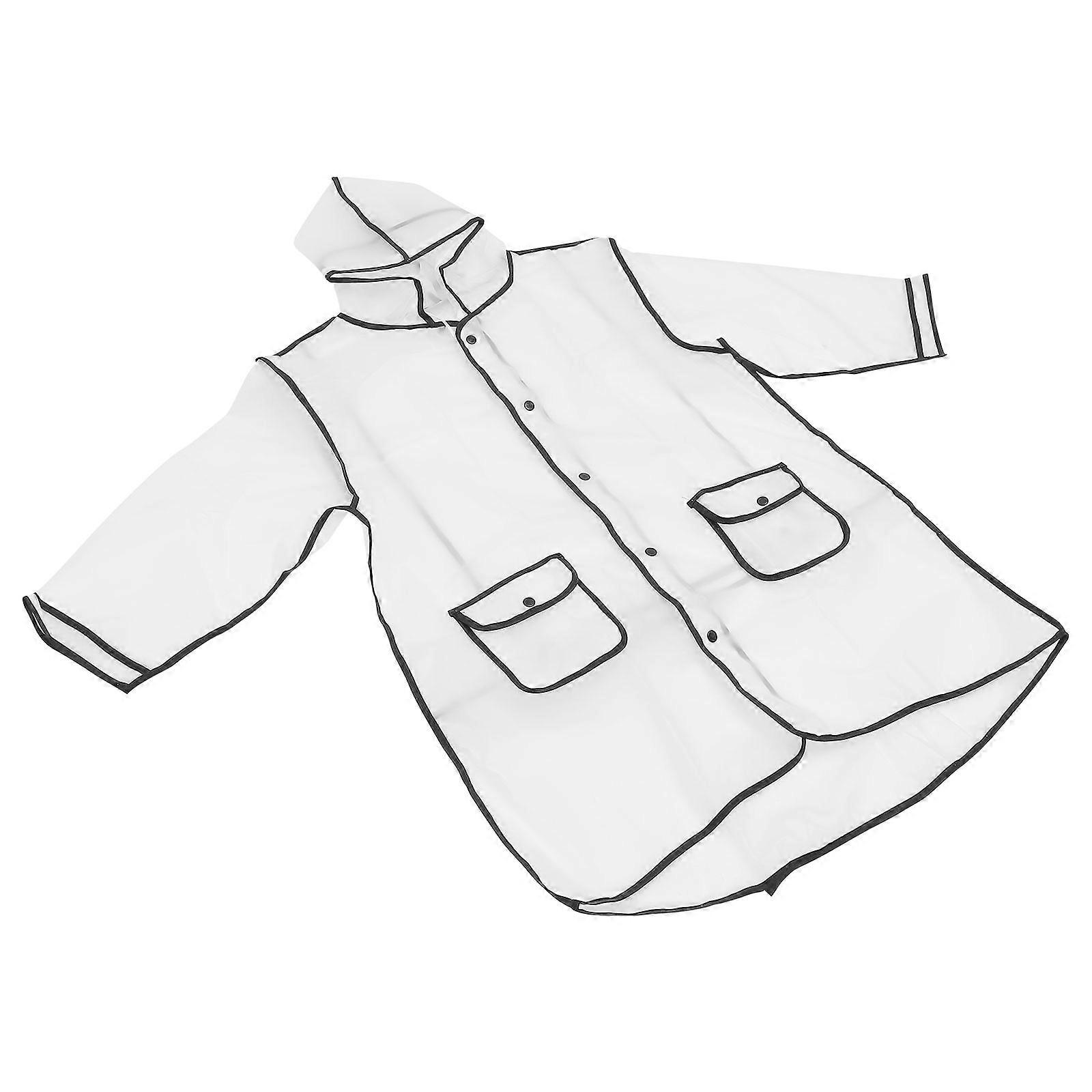 Childrens Wear Kids Rain Poncho with Hood Protect from Rain Lightweight Raincoat L 63x42 5cm