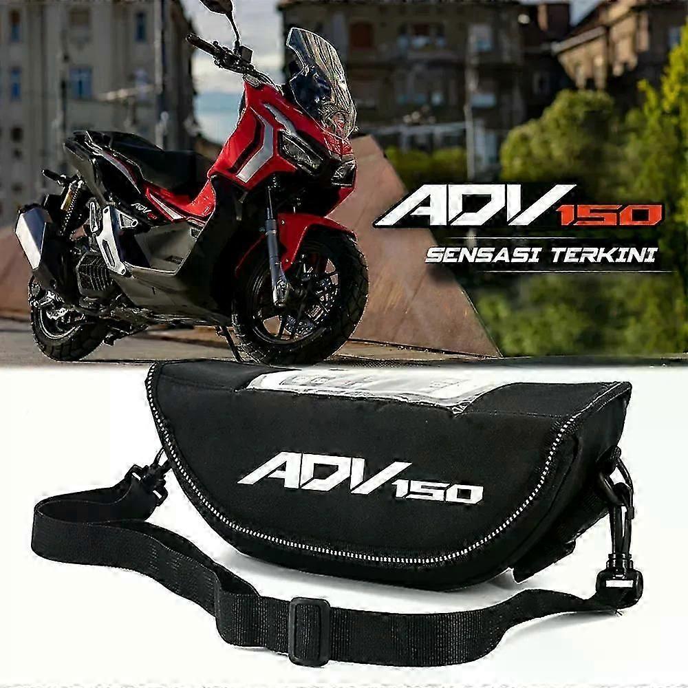 Handlebar Bag Fit For Honda adv150 adv350 Waterproof Portable Motorcycle Cell Phone Bag Steering Wheel Navigation Bag-(adv150