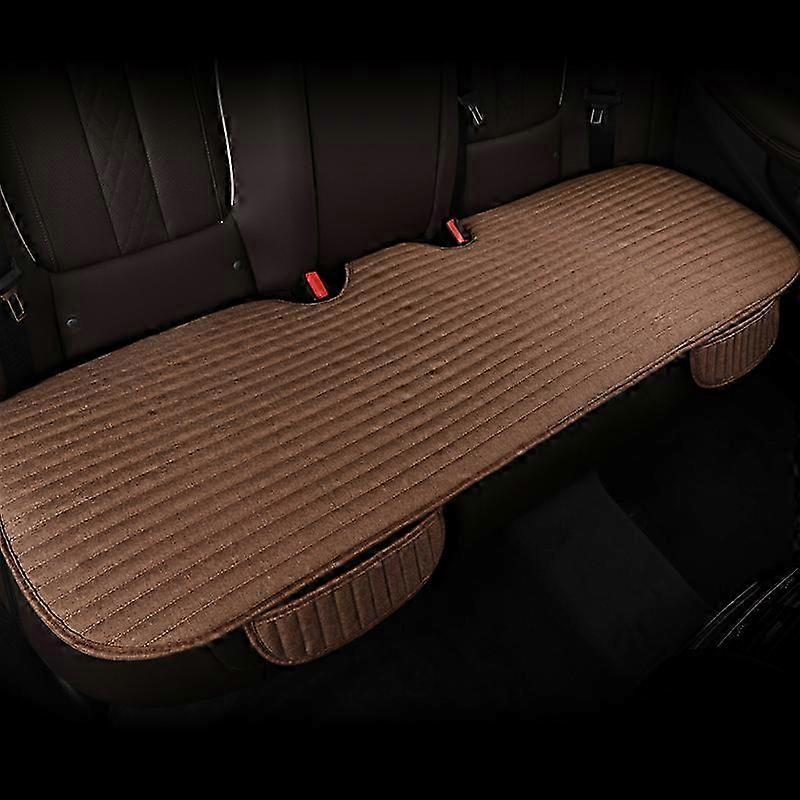 Summer Linen Car Seat Cover Set for Automobile Interior Accessories, Front and Rear Seat Protector Cushions and Mats