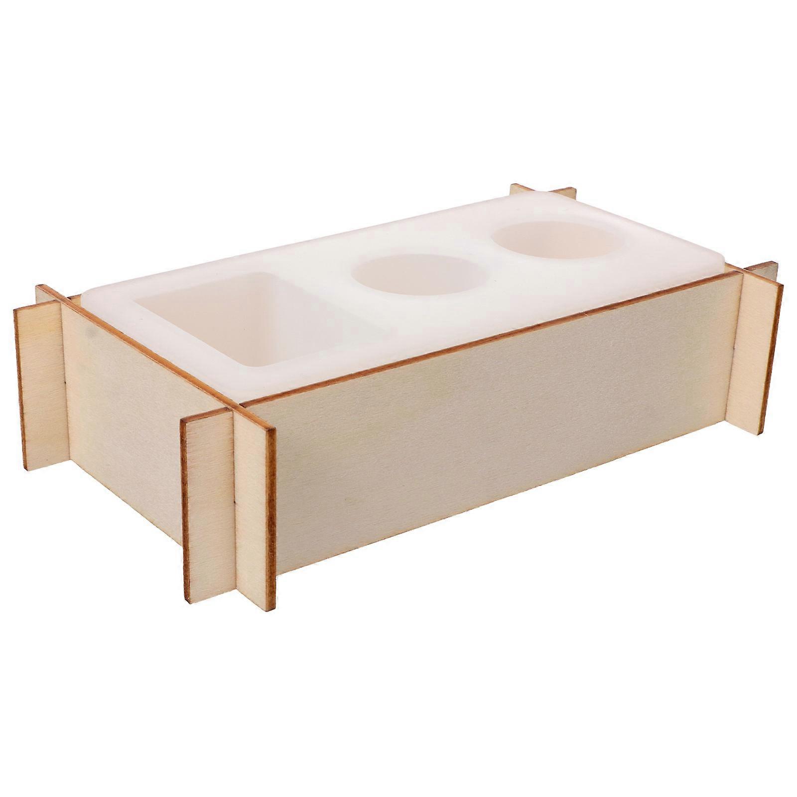 Mold For Resin Toothbrush Container Mold Diy Craft Storage Random Style 13X6.5X4 Cm White 1 Set