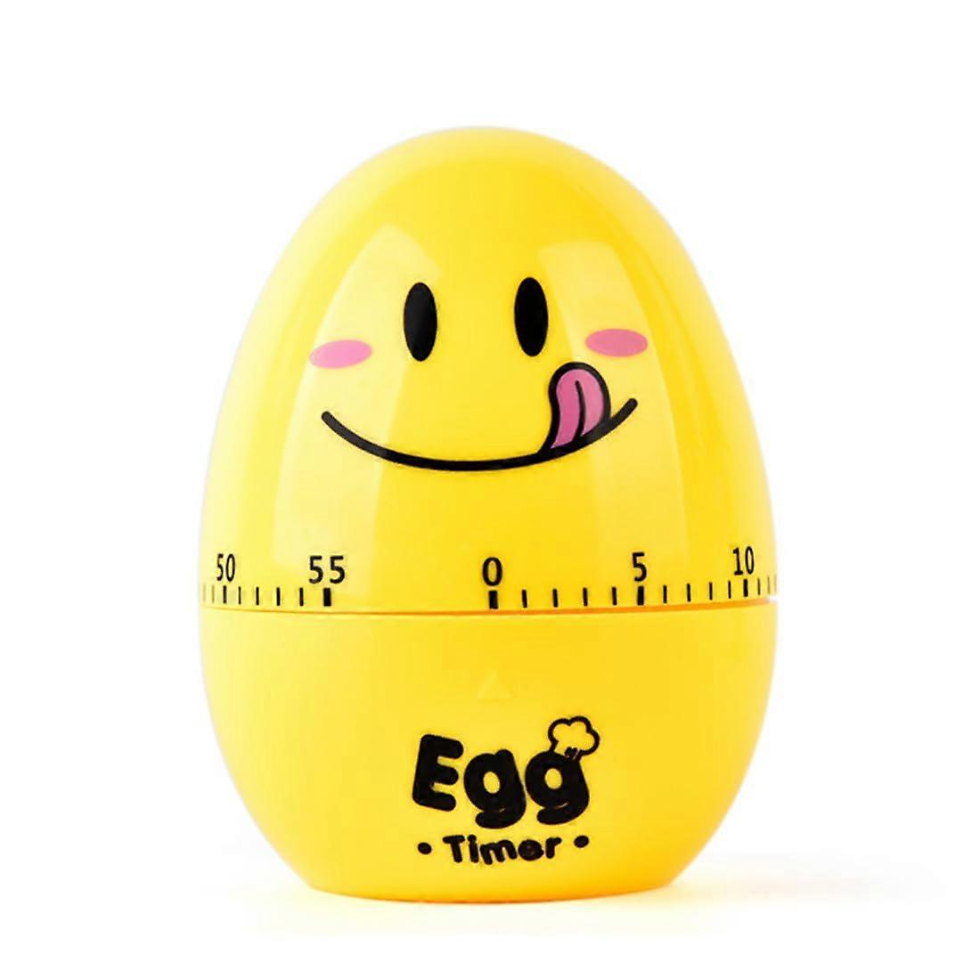 Mechanical Egg Timer  Kitchen Timer, Short Timer for Cooking with  60 Minute Countdown Timer  Yellow, a