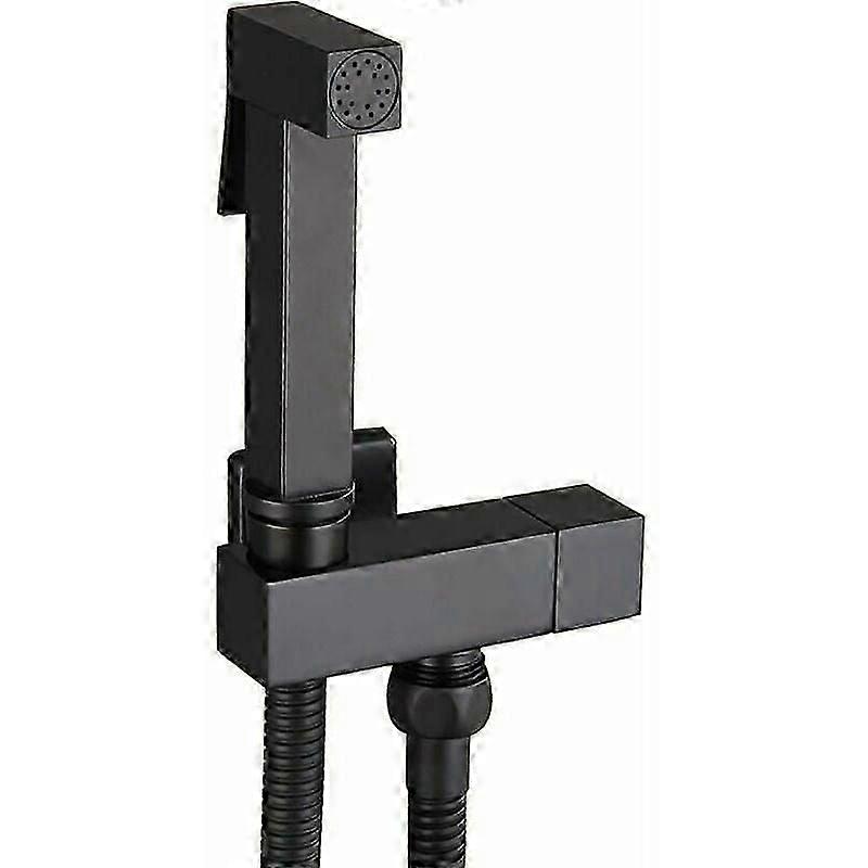 ערכת מקלחת אסלה, מרסס בידה בידה ביד שחור מרסס בידה על קיר ערכת מקלחת אסלה שלמה, היגיינה אישית, G1/2