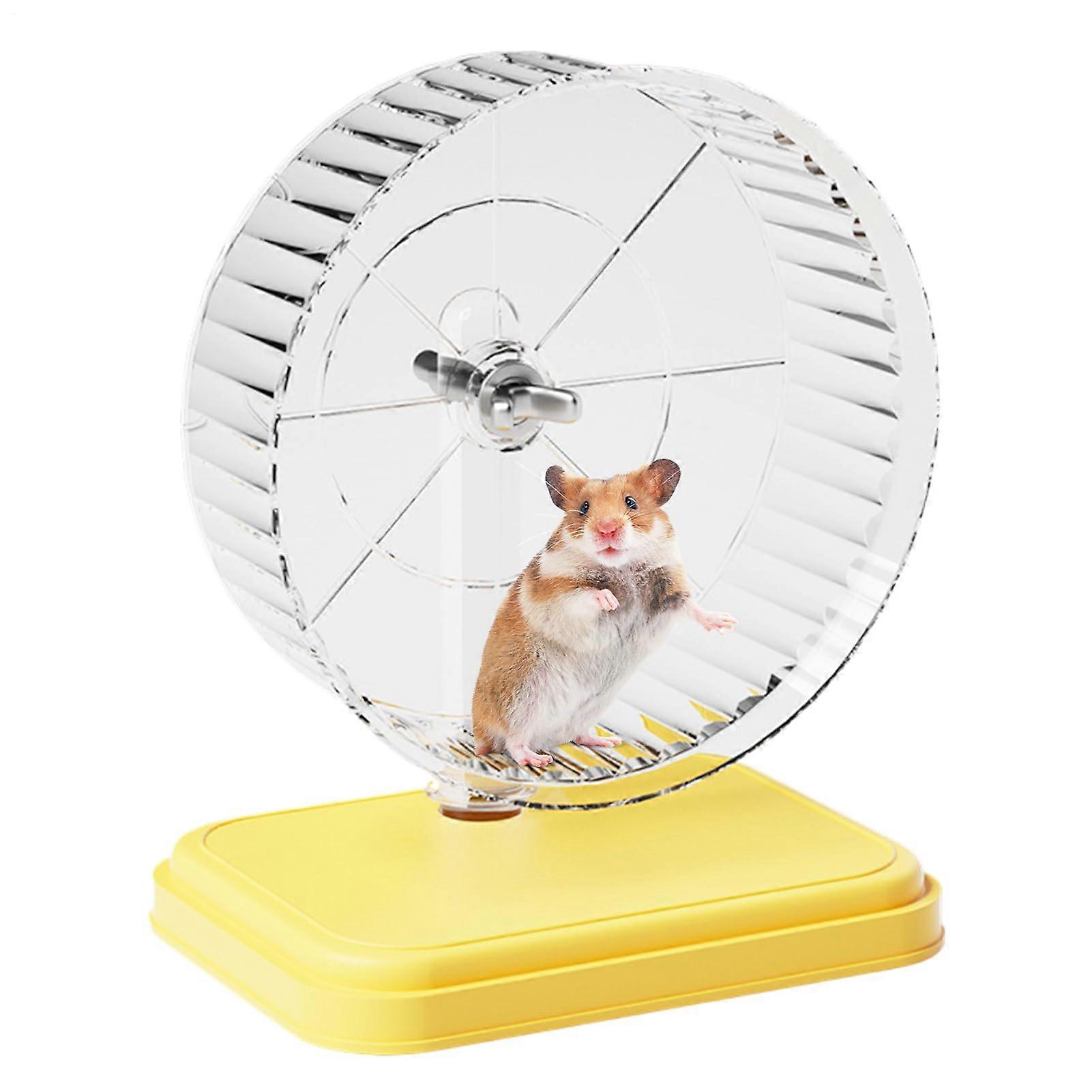 Hamster Wheel Silent | Double Port Exercise Wheel for Small Animals | Quiet Training Toy for Hamsters and Gerbils