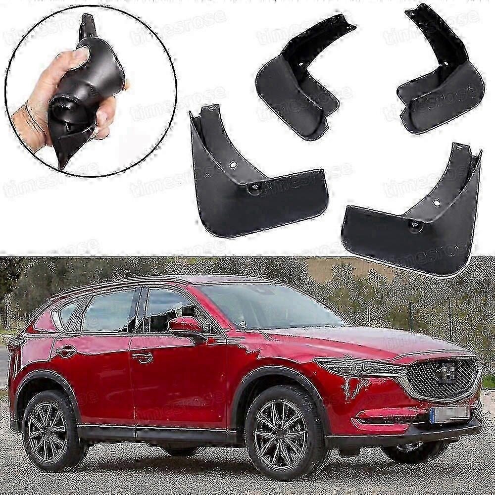 4Pcs Car Mud Flaps Splash Guards Fender Mudguard for Mazda CX-5 2017-2022