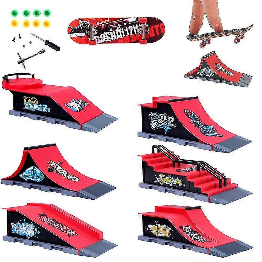 Mini Finger Skateboards Ramp Set - Ultimate Park Set for Fingerboard