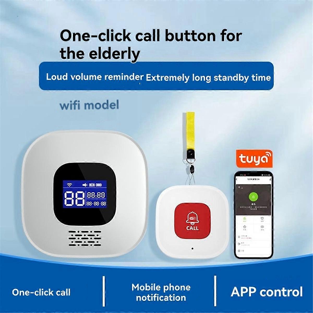 Tuya Smart WiFi SOS Call Button for Elderly SOS Call Button