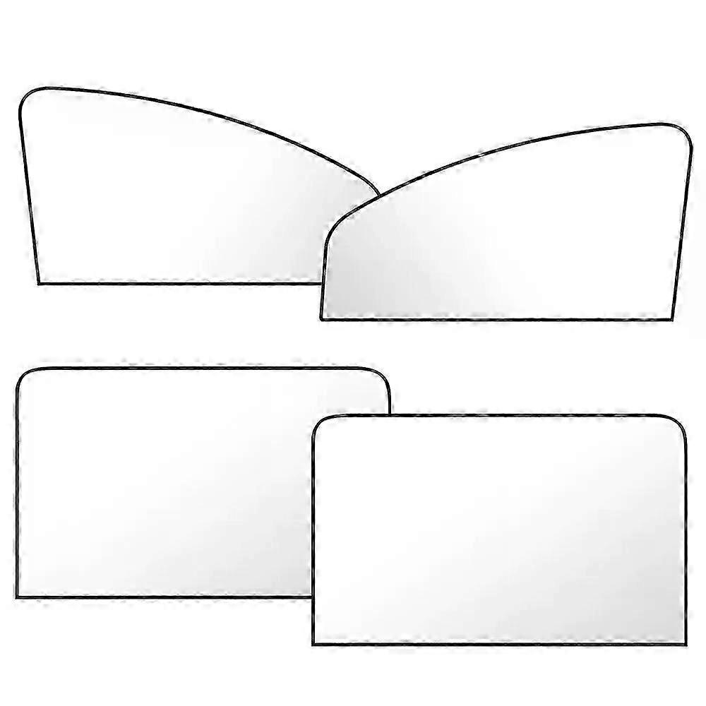 Full Coverage Car Sunshades with Titanium Silver Adhesive Coating for Thermal Insulation and Sun Protection