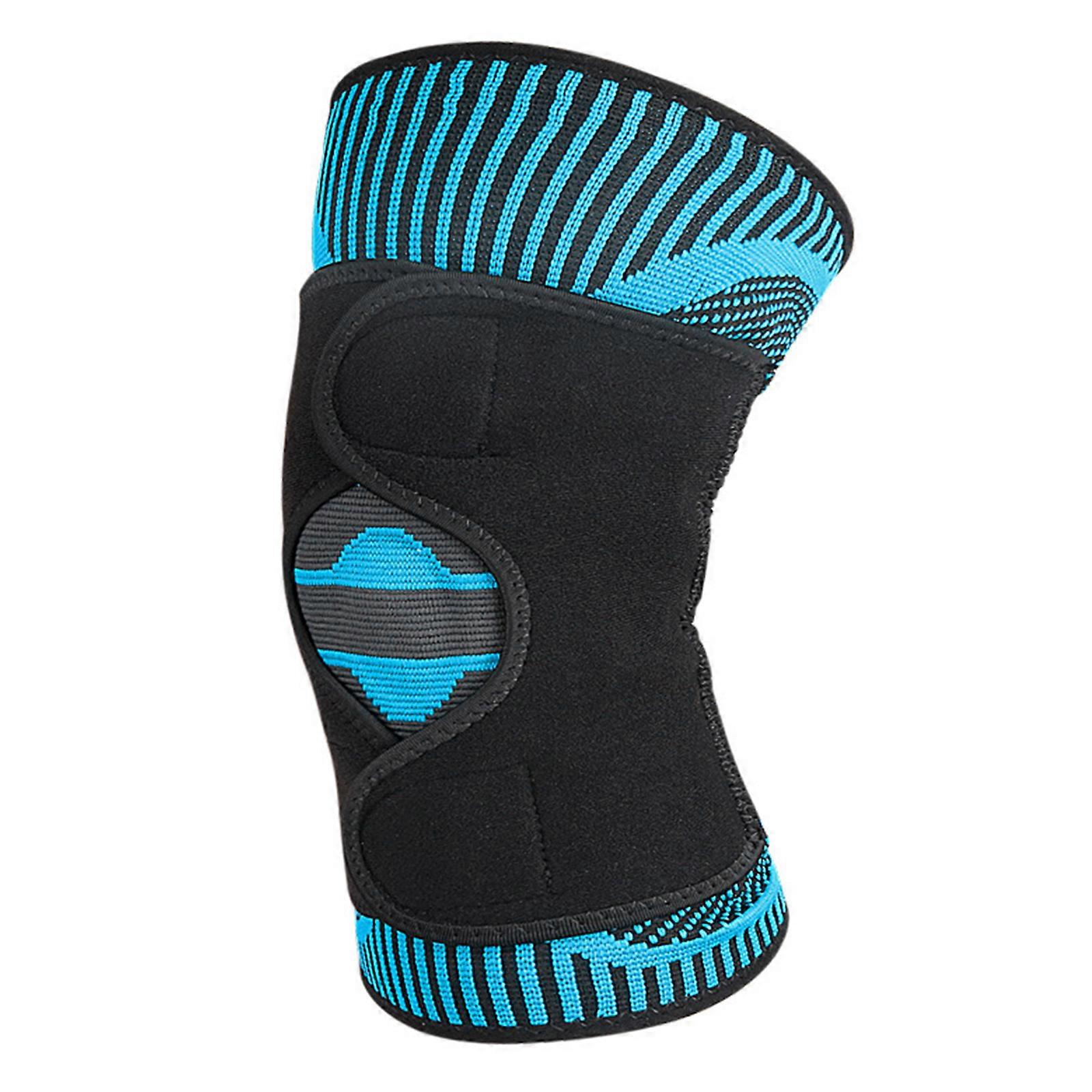 Knee Support Knee Guards Knee Brace Knee Compressions Sleeves Easy to Use Practical Knee Pads for Running Workout Blue