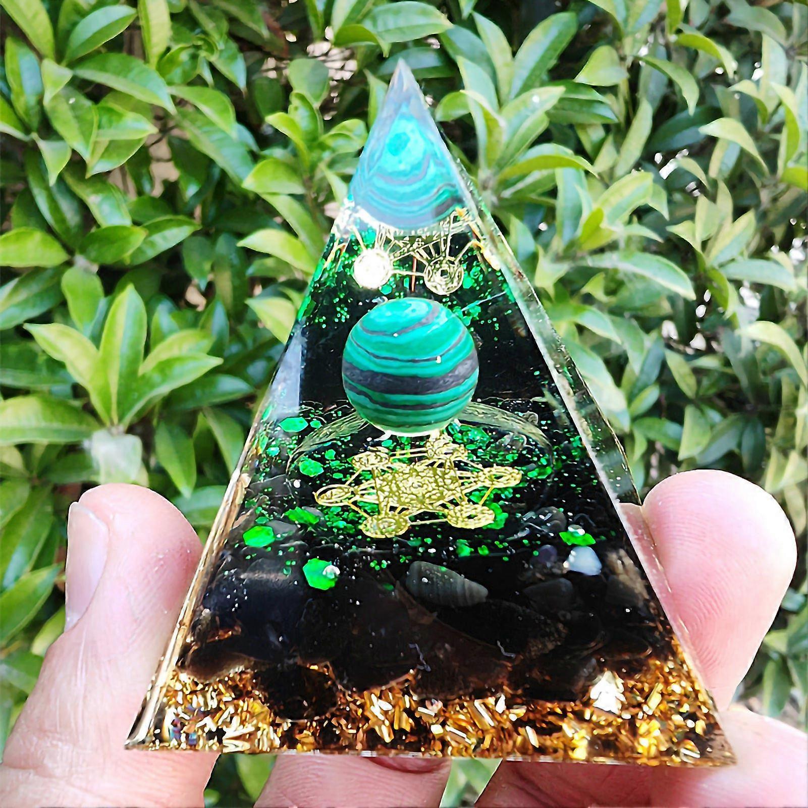 2025 Dernier Modèle Orgone Pyramide Epoxy Processus Exquis Beau 5cm