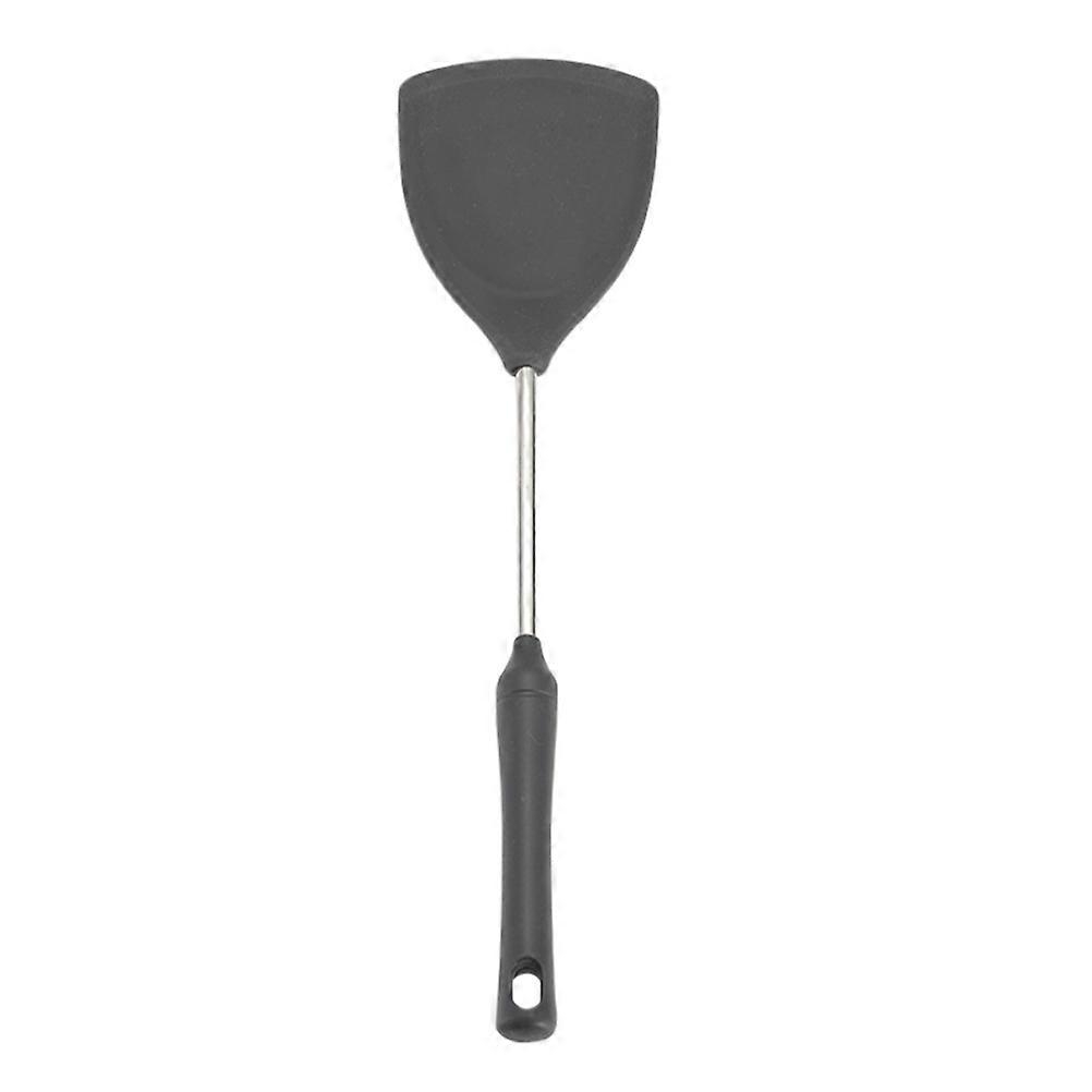 Silicone Kitchenware Omelette Spatula Turner Cooking Tool 38X10CM Grey 1Set