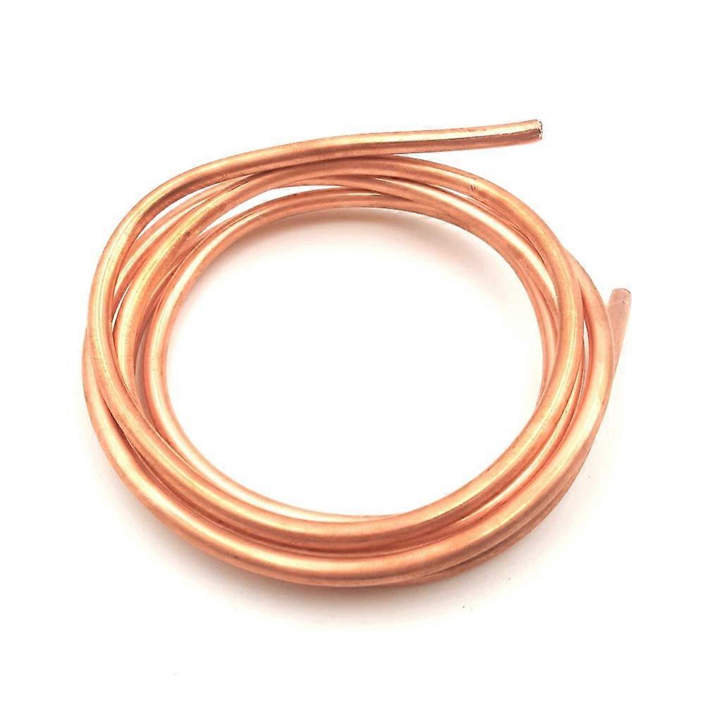 Copper Pipe 1 m Length 19 mm Diameter 0.9 mm Wall Thickness for Refrigeration Systems and Installations