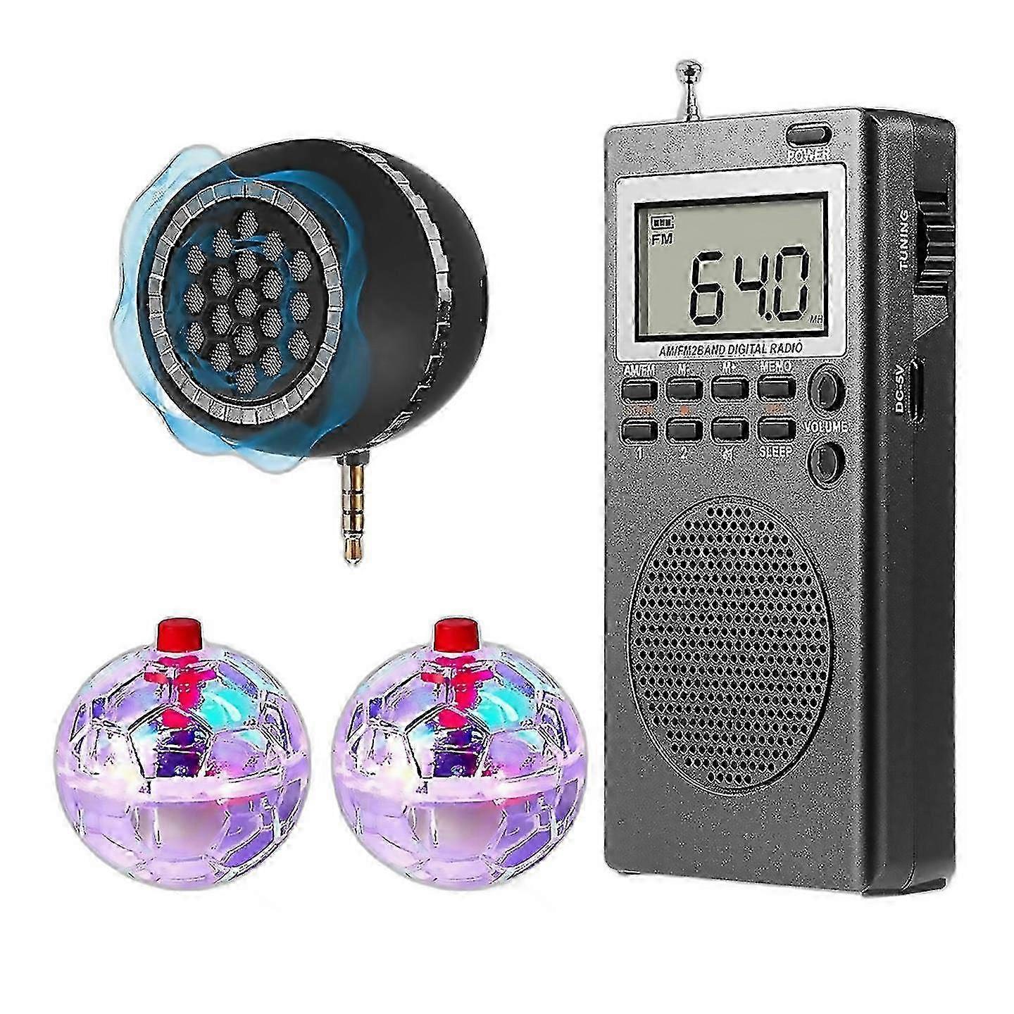 4個のスピリットボックス機器キット、2キャットボール1スピリットボックススピーカー超常現象付き