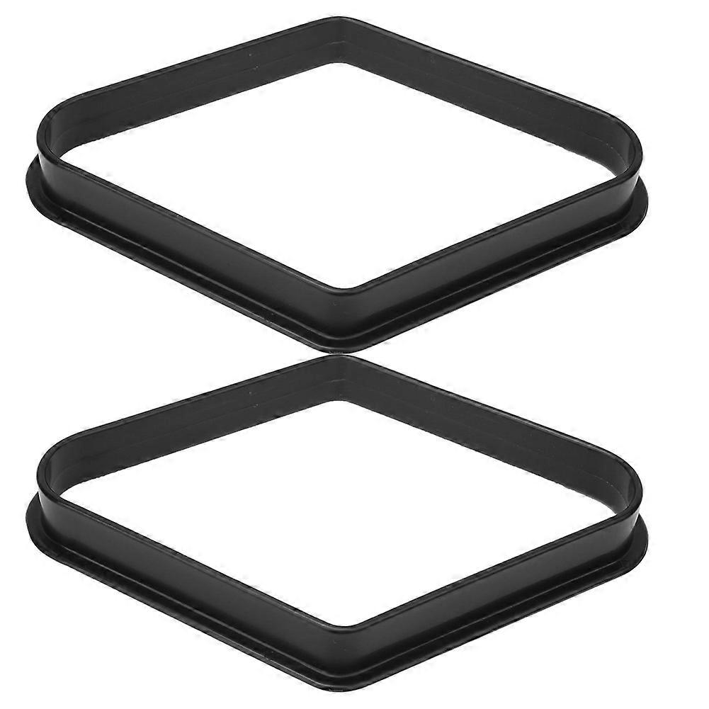 2PCS Plastic Professional Billiards 9 Ball Triangular Frame Snooker Balls Rack Supplies Accessories
