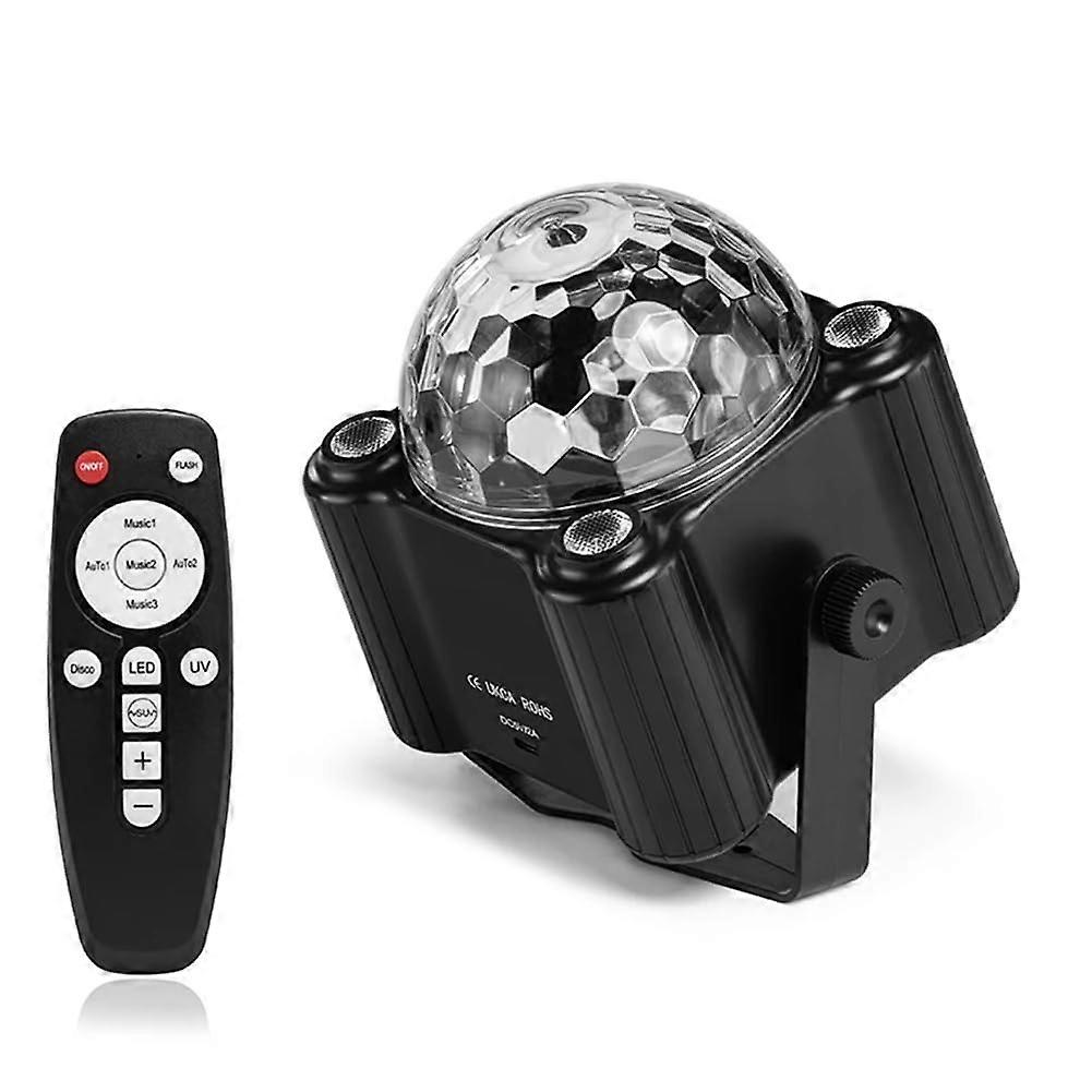 Disco Lights, LED UV Strobe Lights with Sound Activation, Stage Effects for Weddings, Christmas, and Festivals