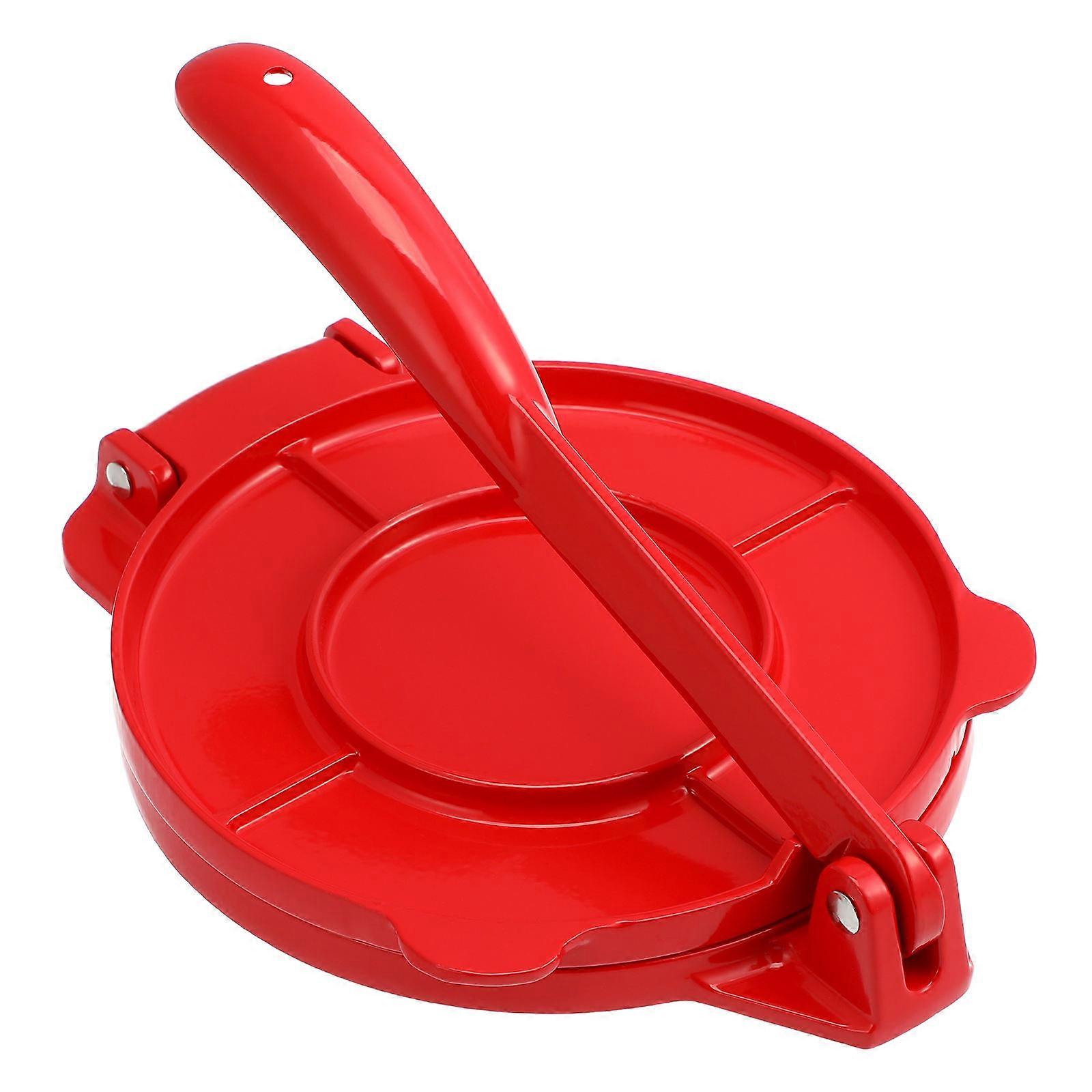 Dumpling Press Kitchen Cooking Device Convenient Restaurant Pie Making Tool Home Machine Round Aluminum For Flatbread Making 1Set