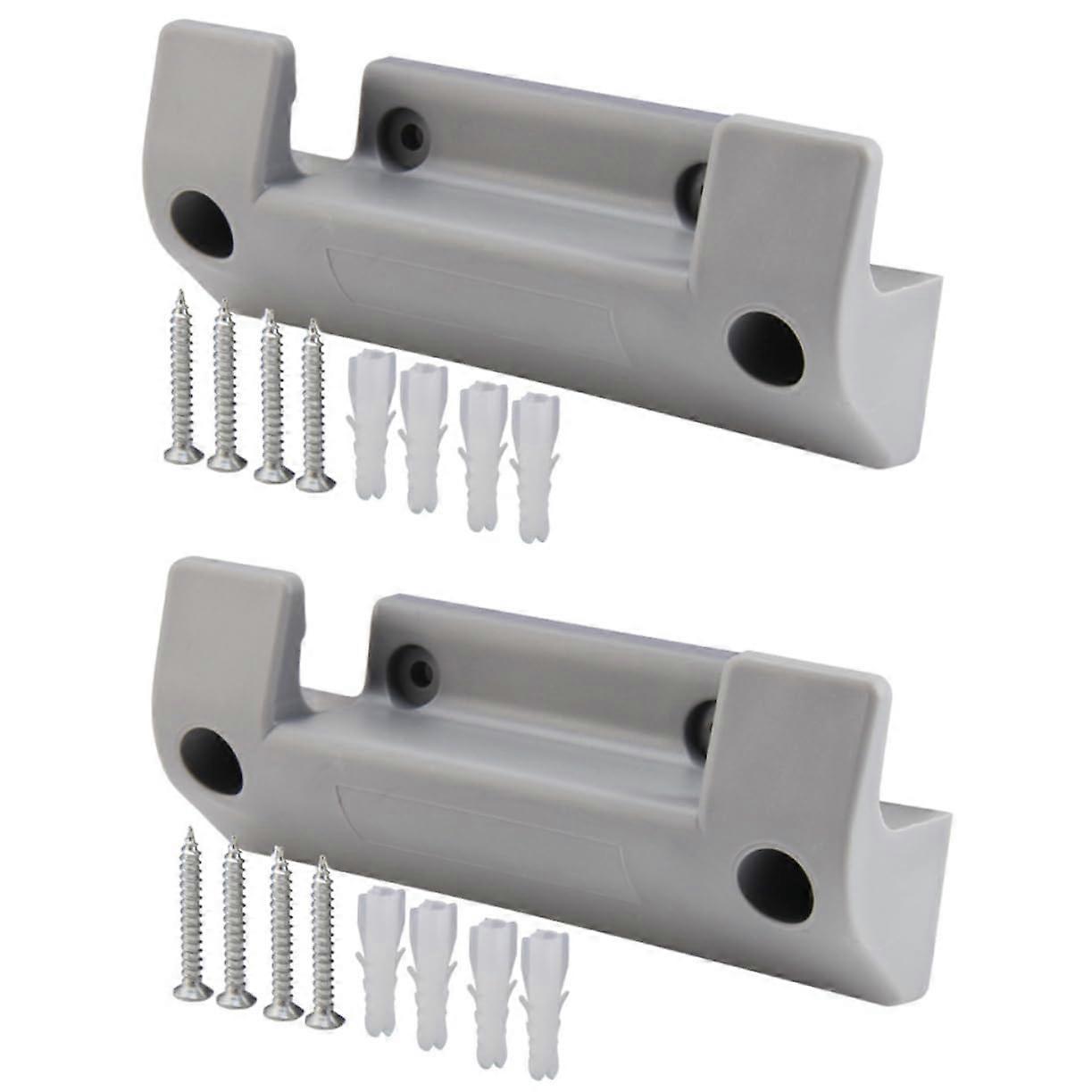 1 Set Water Pipe Holder Plastic Durable Wall Mounted for Garden Hoses for Tidy Storage and Prevention of Kinks