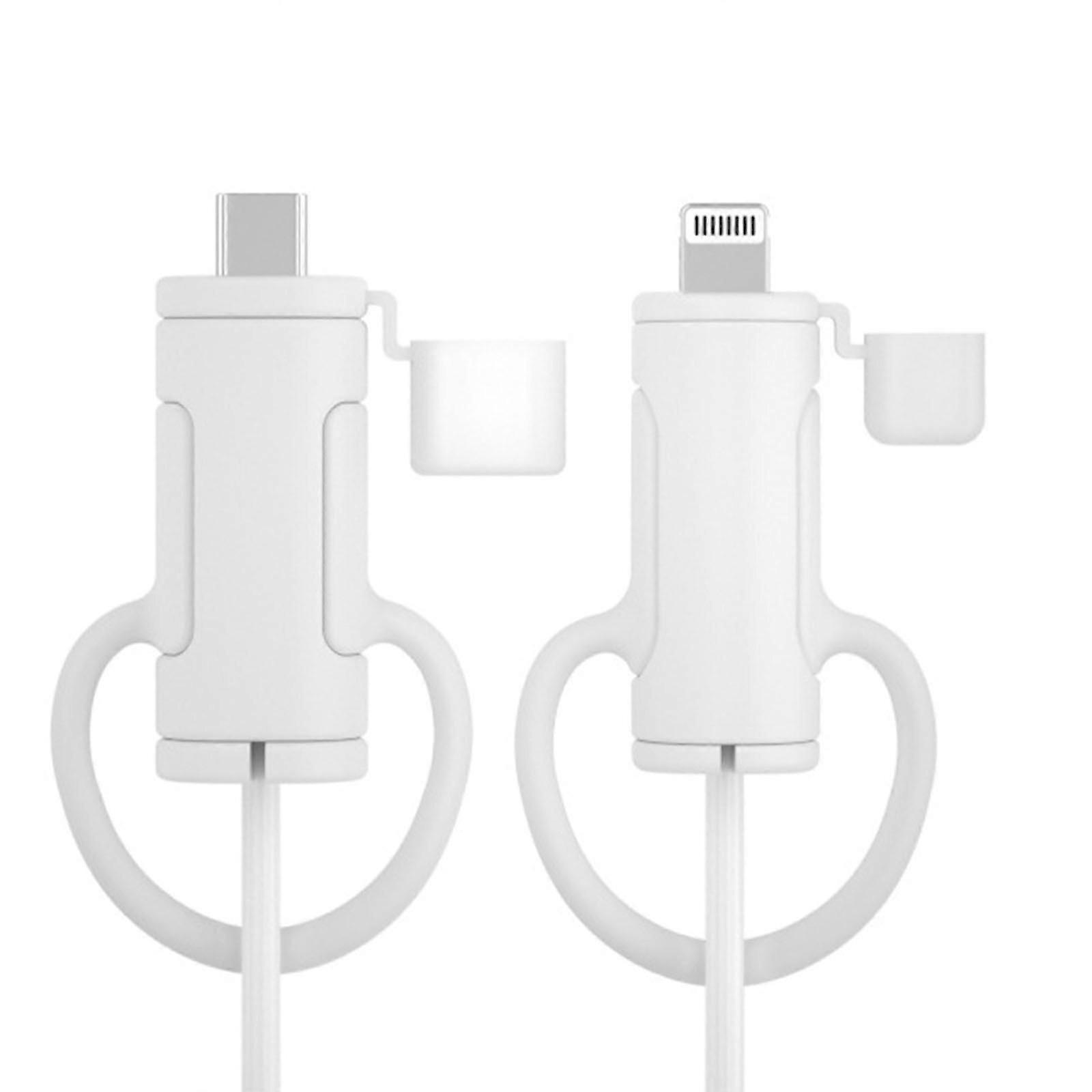 2 in 1 Data Cable Protector Cover, Charger Cable Protector, Universal Mini Data Cable Protective Cover,USB Cable Protector for Most Mobile Phone Cable