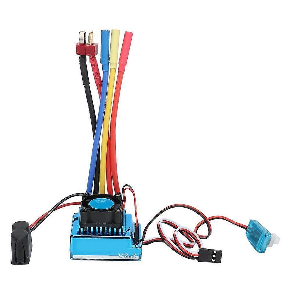 Brushless ESC 45A V2.3 Waterproof Electric Speed Controller for RC Car Model Toy Compatible with 1/10 Scale Vehicles