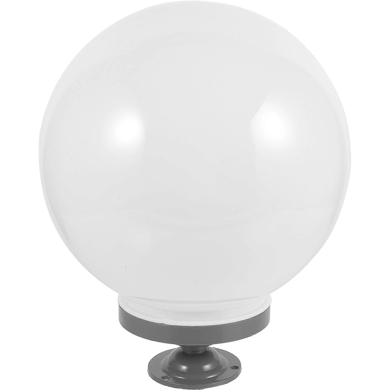 1 Set Light Globe Shade with Base for Outdoor Garden & Patio Lamp Cover Replacement – Stylish Decorative Lighting for Porch & Garden