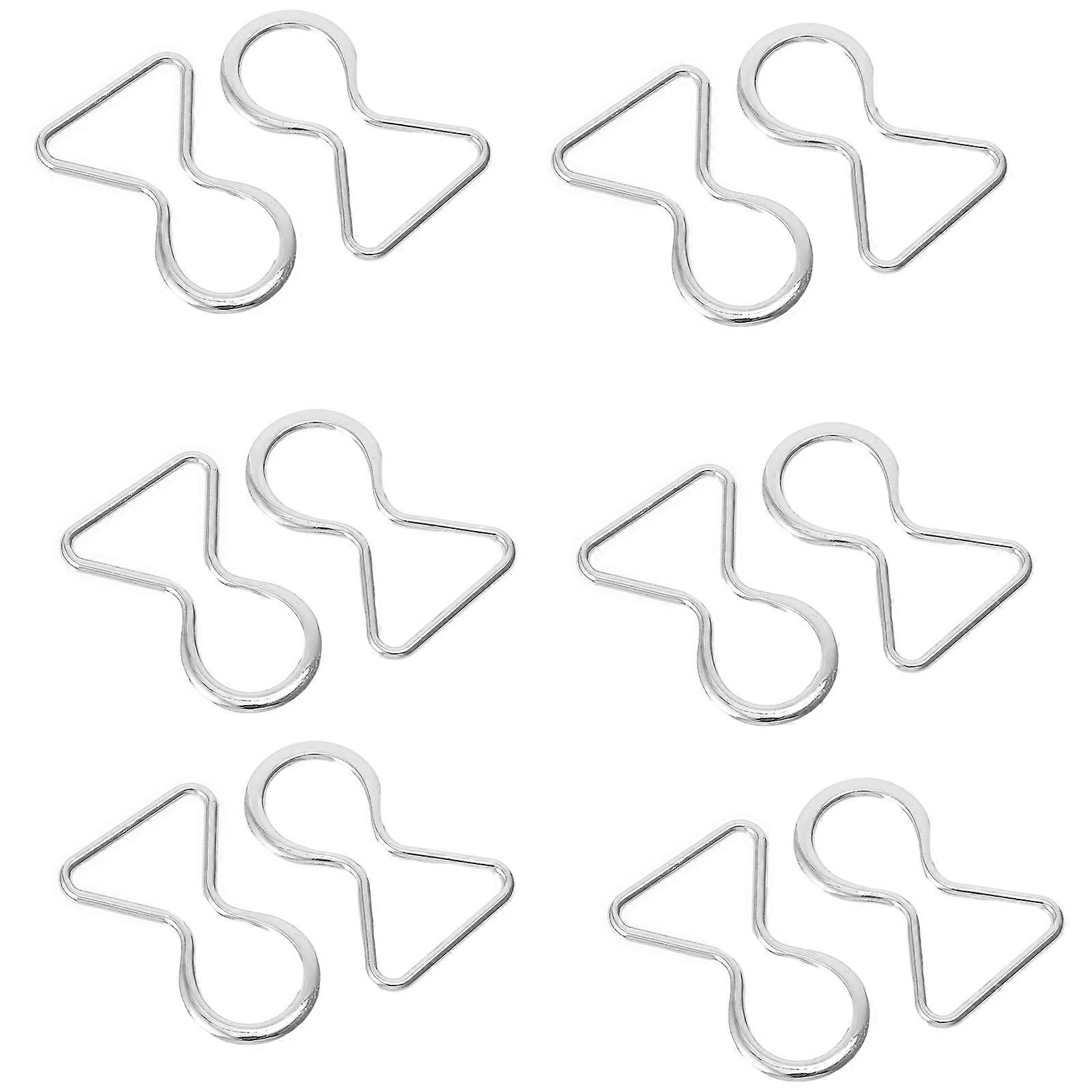 6pcs Decorative Alloy Belt Buckles for Windbreakers & DIY Clothing – Durable, Polished Fashion Design, Silver Finish, Universal Size