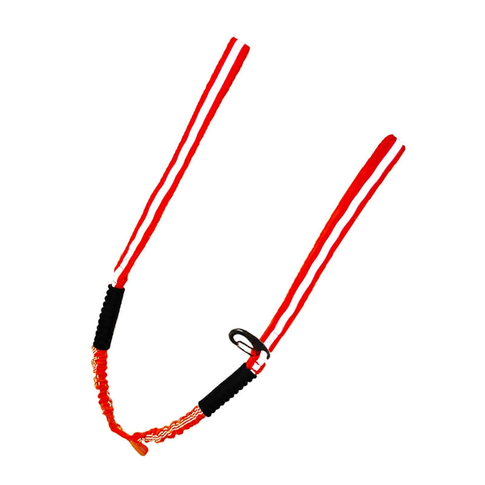 Nylon Elastici marini Corda di ormeggio galleggiante Corda di ormeggio con strisce riflettenti Cavo antiurto Corda elastica di attracco Bungee di colore arancione facile da usare