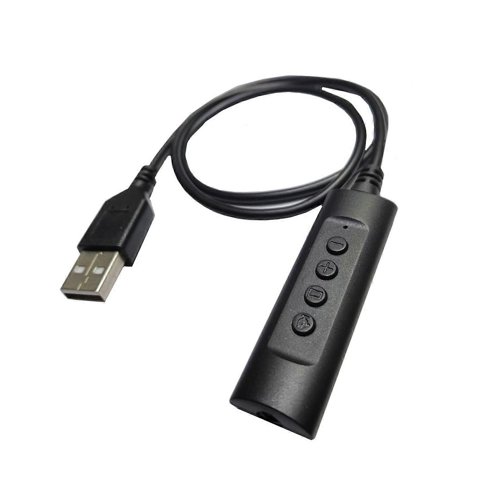 USB Sound Card Virtual Channel for Headphone, Laptops Gamings Strong Compatibility Plugs and Use Drive Not Need Multicolor