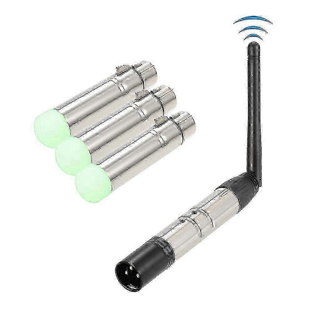 Dmx512 4pcs Transmitter Receiver Kit Portable 2.4g Ism Wireless For Party Dj Show Club Disco Ktv Sta Sz